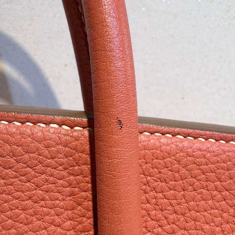 Hermes✨Birkin35 birkin 35 拼色鉑金包 55 rouge-16