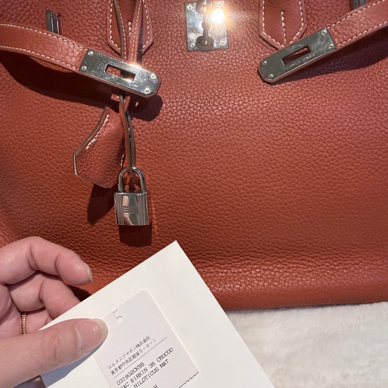 Hermes✨Birkin35 birkin 35 拼色鉑金包 55 rouge-23