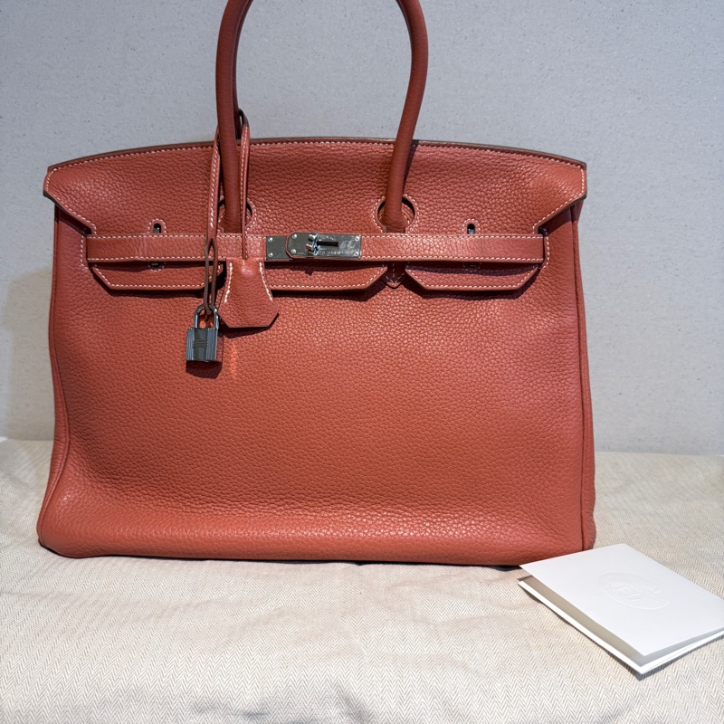 Hermes✨Birkin35 birkin 35 拼色鉑金包 55 rouge-24