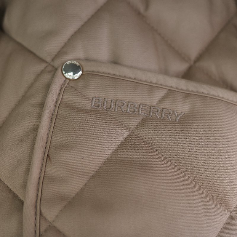Burberry 巴寶莉 Lanford 棕色 尼龍 牛皮領口 夾克外套-7