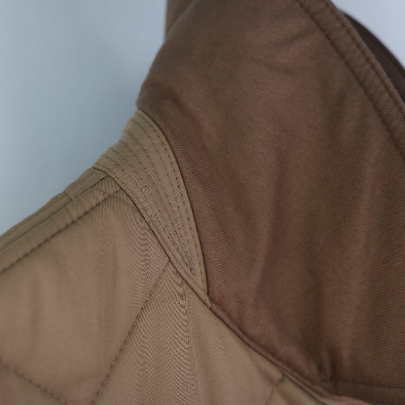 Burberry 巴寶莉 Lanford 棕色 尼龍 牛皮領口 夾克外套-15