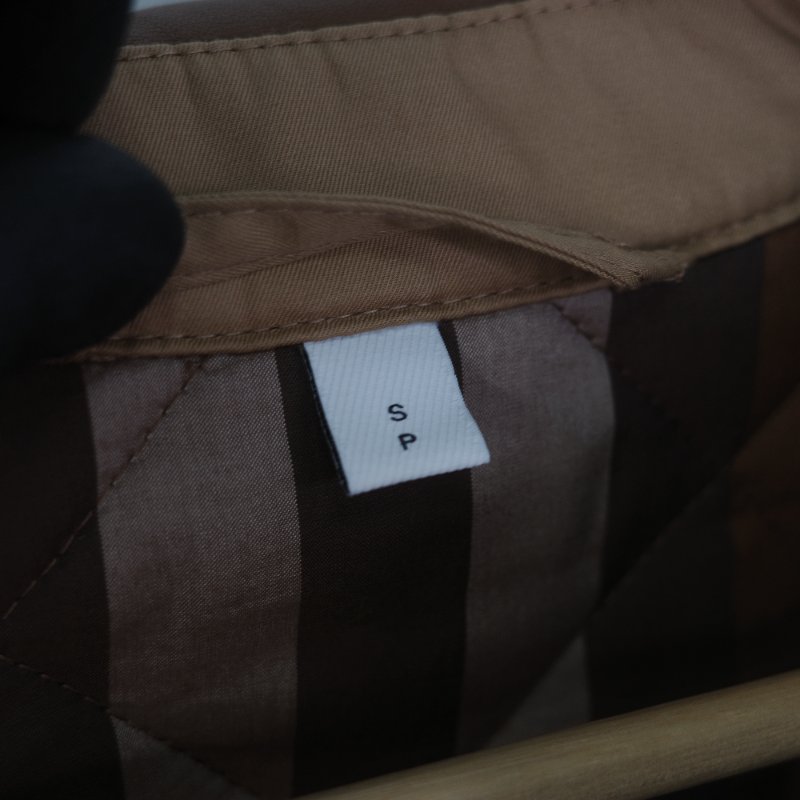 Burberry 巴寶莉 Lanford 棕色 尼龍 牛皮領口 夾克外套-22