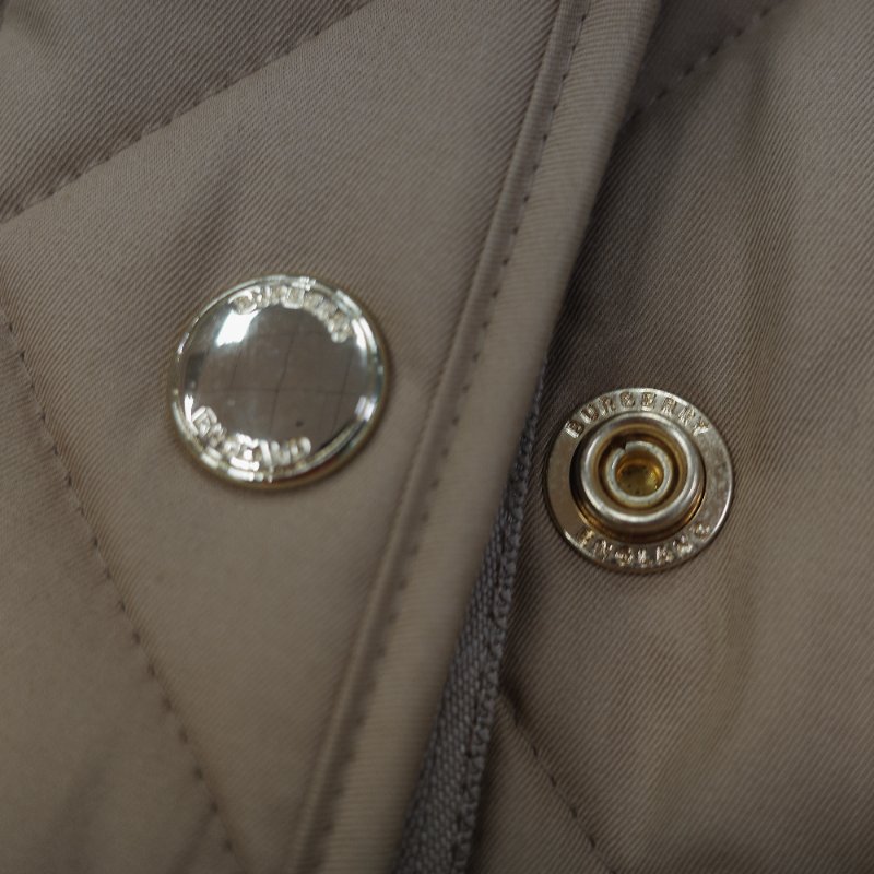 Burberry 巴寶莉 Lanford 棕色 尼龍 牛皮領口 夾克外套-24