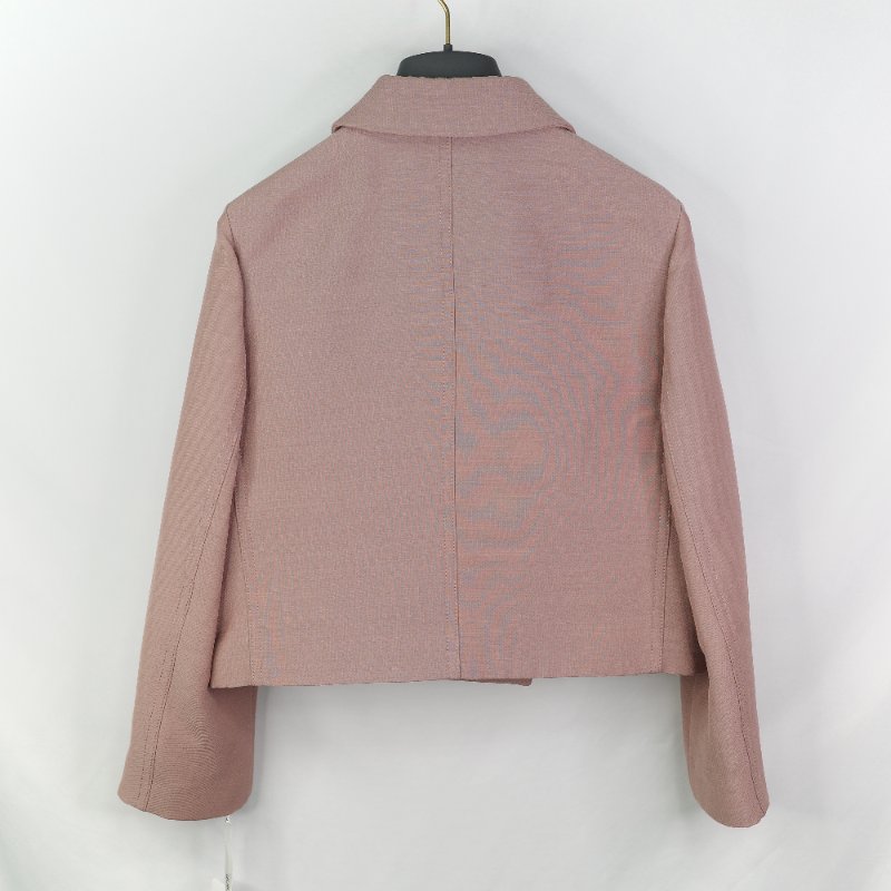 Dior 迪奧 Oblique 藕粉色 雙面絲綢夾克-1
