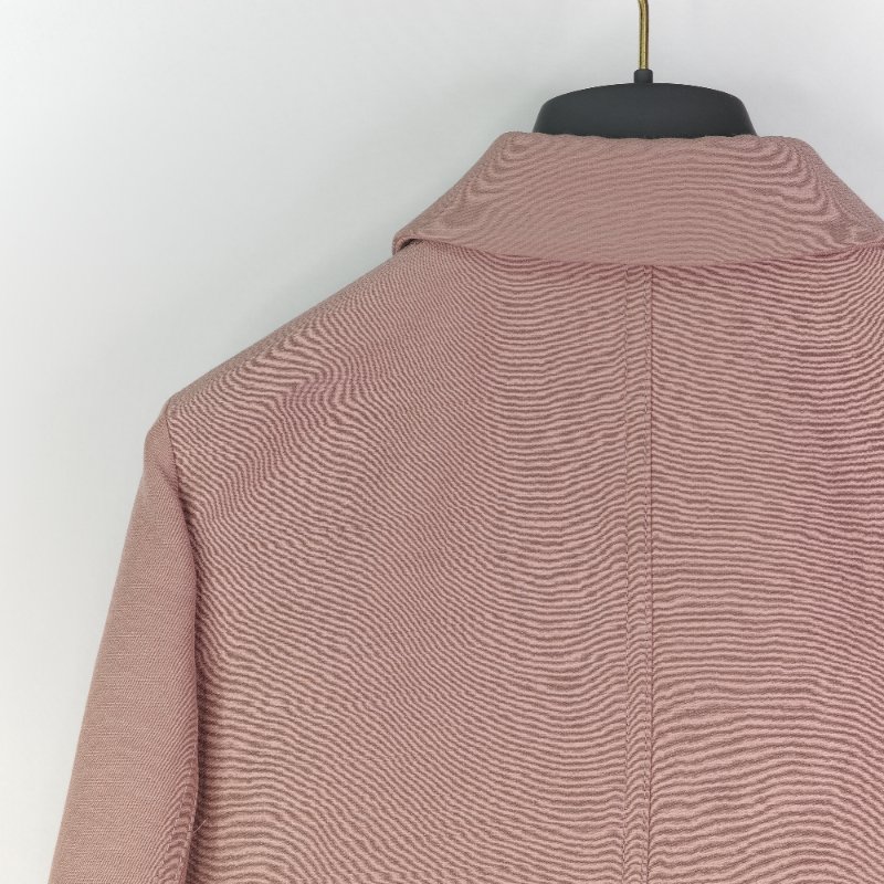 Dior 迪奧 Oblique 藕粉色 雙面絲綢夾克-2