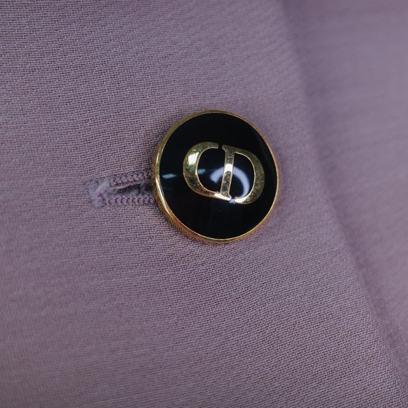 Dior 迪奧 Oblique 藕粉色 雙面絲綢夾克-4