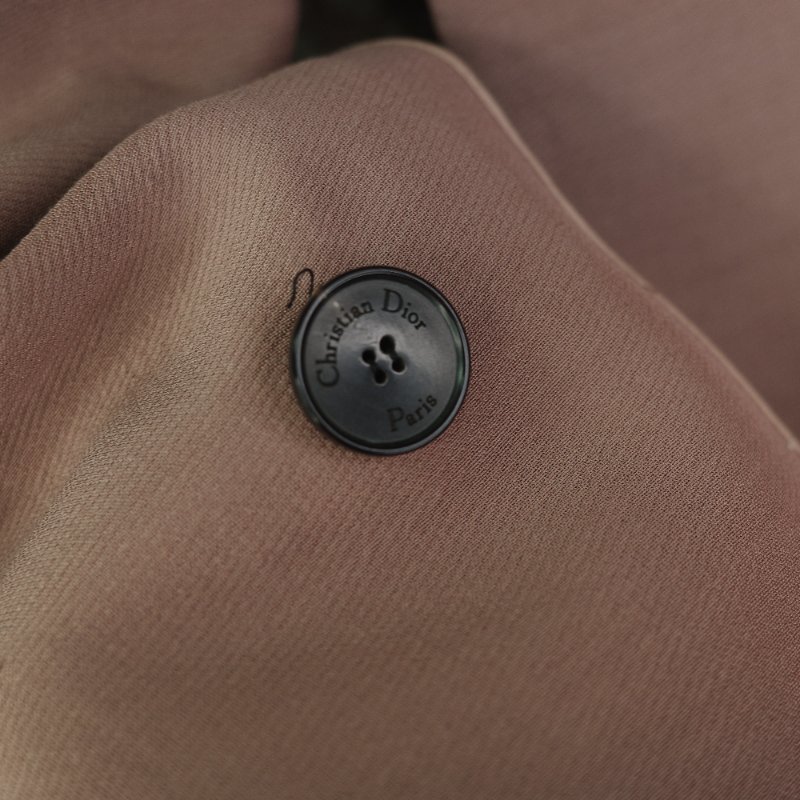 Dior 迪奧 Oblique 藕粉色 雙面絲綢夾克-8