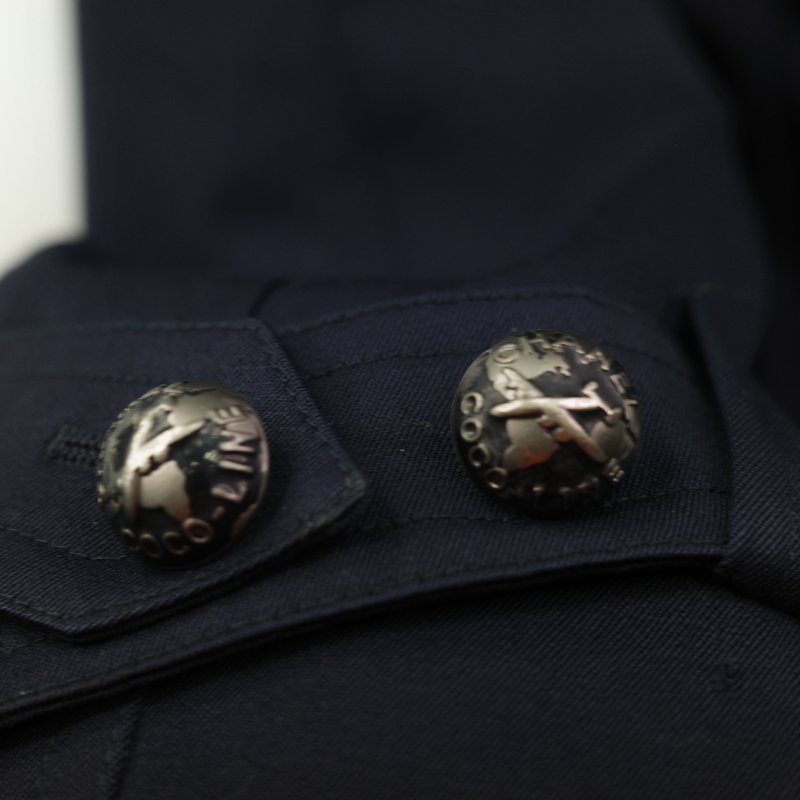 Chanel 香奈兒 2025/26 Coco Neige 海軍藍 棉質 混紡 繫帶式 風衣外套-6