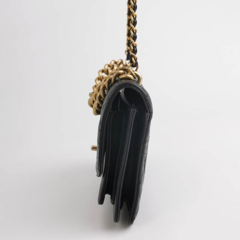 Chanel Flap Bag牛皮純色菱格絎縫斜背包單肩包包-2