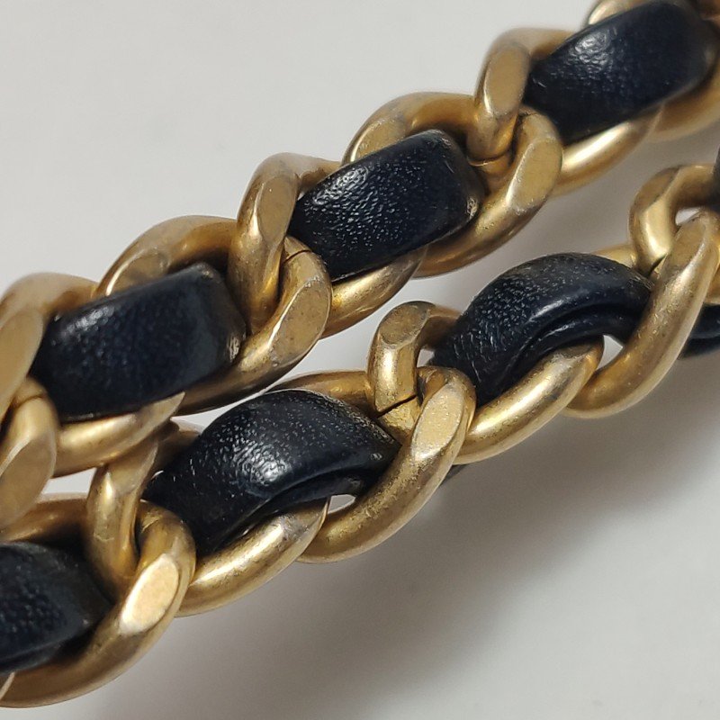 Chanel Flap Bag牛皮純色菱格絎縫斜背包單肩包包-12