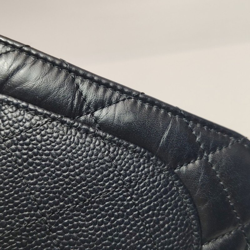 Chanel Flap Bag牛皮純色菱格絎縫斜背包單肩包包-24