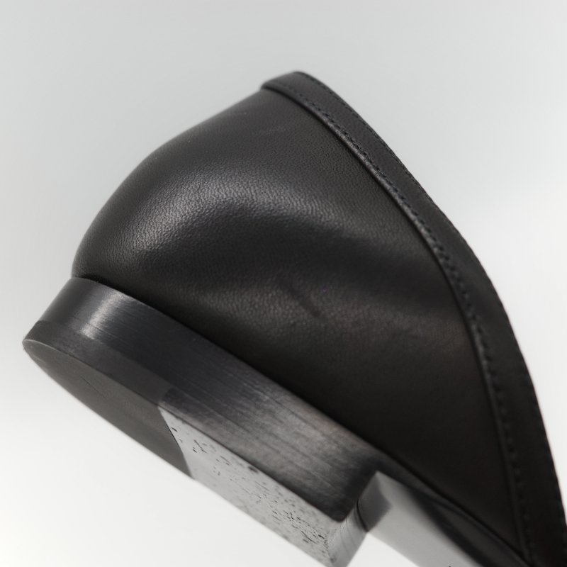 Chanel 香奈兒 黑色牛皮 蝴蝶結 娃娃鞋 平底鞋 EU38-13