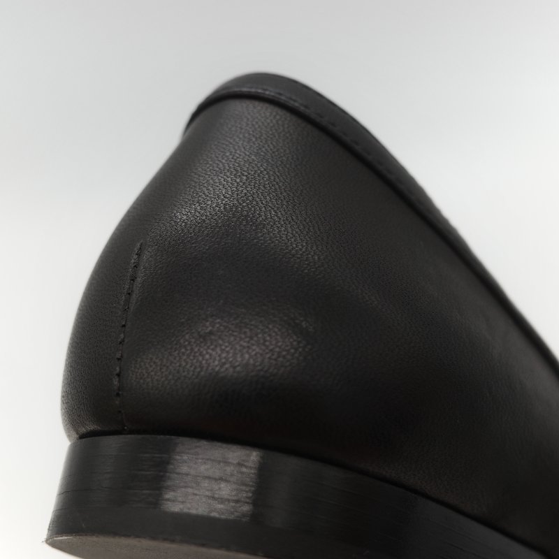 Chanel 香奈兒 黑色牛皮 蝴蝶結 娃娃鞋 平底鞋 EU38-19