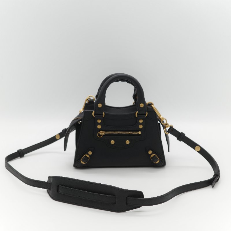 Balenciaga 巴黎世家 Neo Classic City XS 金釦鉚釘 小牛皮 迷你 手提 斜挎包 兩用包-1