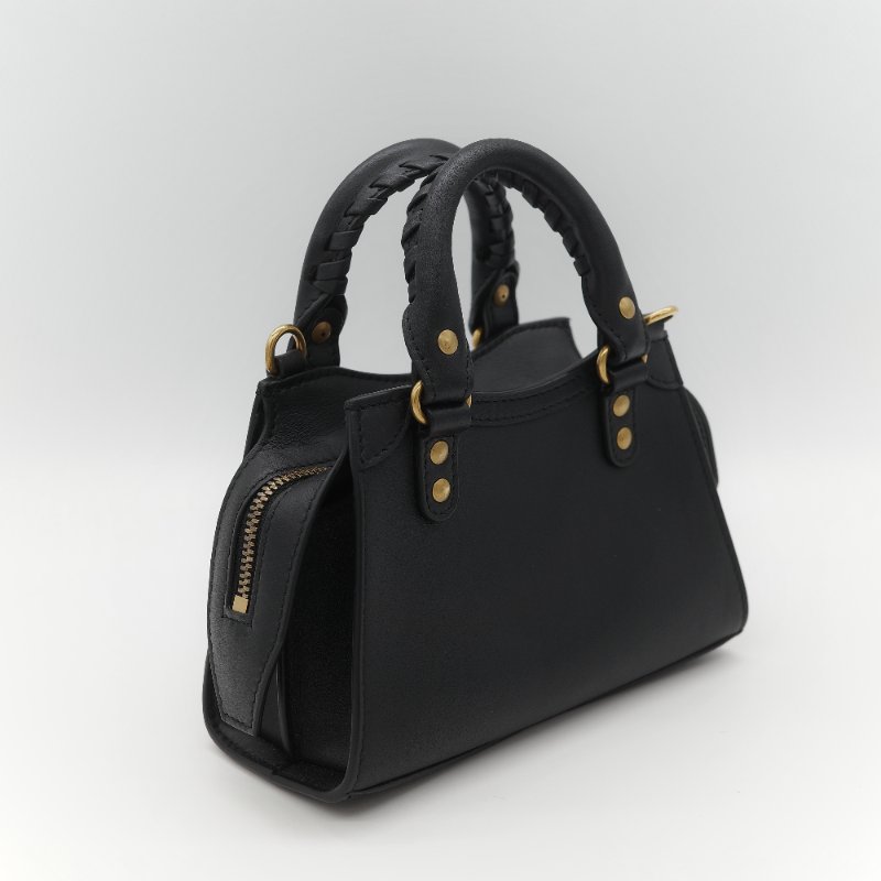 Balenciaga 巴黎世家 Neo Classic City XS 金釦鉚釘 小牛皮 迷你 手提 斜挎包 兩用包-6