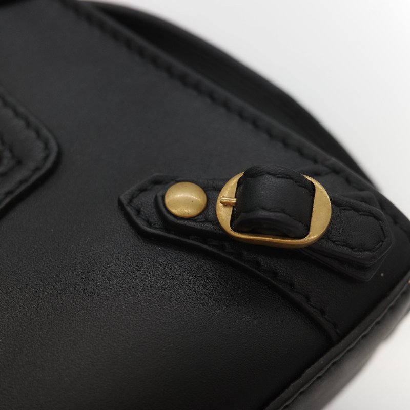Balenciaga 巴黎世家 Neo Classic City XS 金釦鉚釘 小牛皮 迷你 手提 斜挎包 兩用包-11