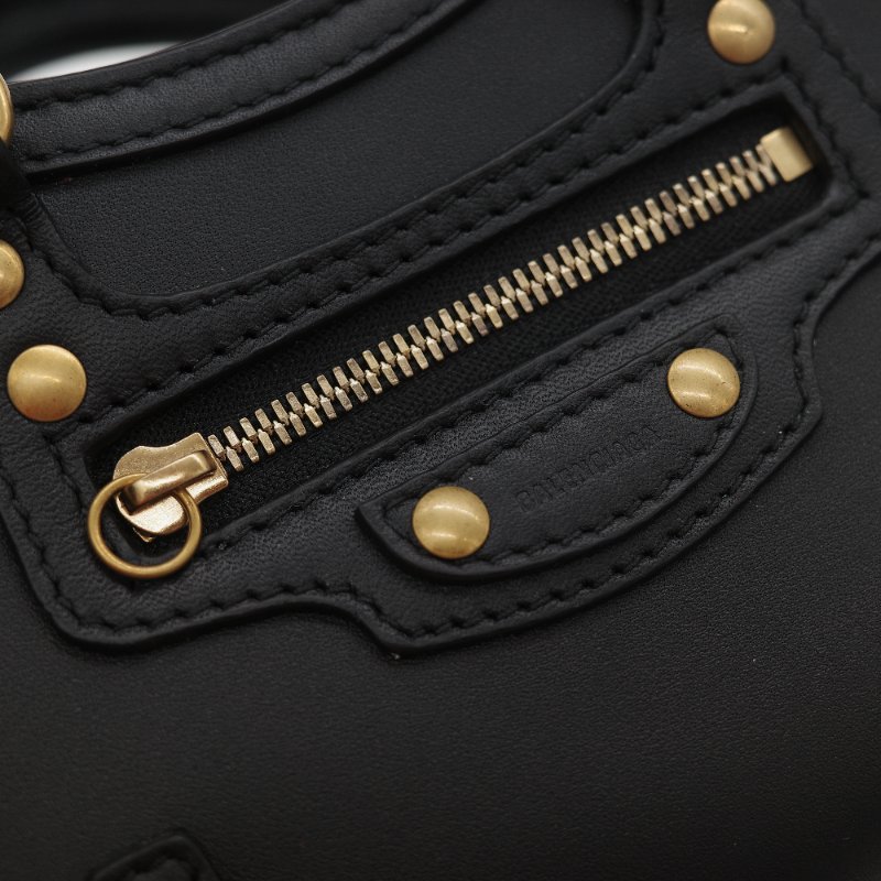 Balenciaga 巴黎世家 Neo Classic City XS 金釦鉚釘 小牛皮 迷你 手提 斜挎包 兩用包-13