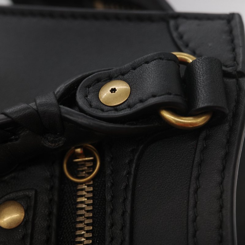 Balenciaga 巴黎世家 Neo Classic City XS 金釦鉚釘 小牛皮 迷你 手提 斜挎包 兩用包-19