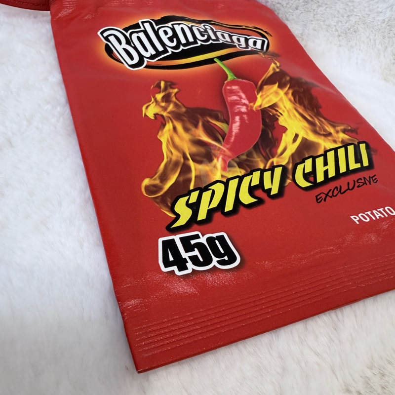 Balenciaga✨巴黎世家 2025春夏CHIPS洋芋片45g薯片手機包鑰匙包鑰匙扣掛件吊飾-2