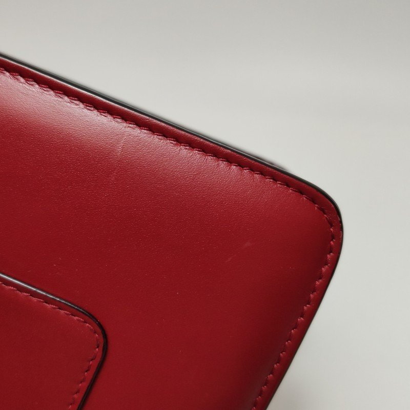 Bvlgari Serpenti Forever蛇頭包牛皮純色蛇頭斜背包單肩包-20