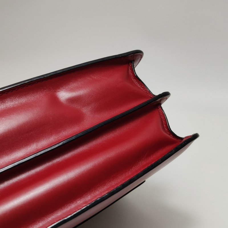 Bvlgari Serpenti Forever蛇頭包牛皮純色蛇頭斜背包單肩包-24