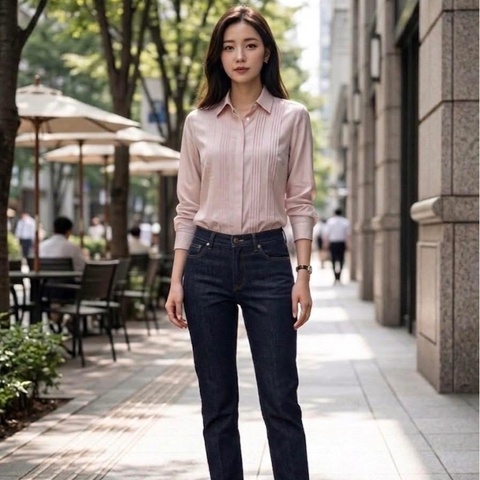 BURBERRY 倫敦 粉色 打摺襯衫