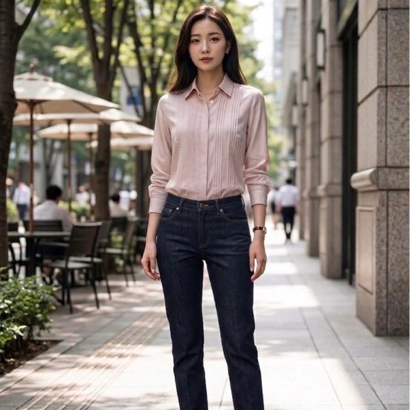 BURBERRY 倫敦 粉色 打摺襯衫-0