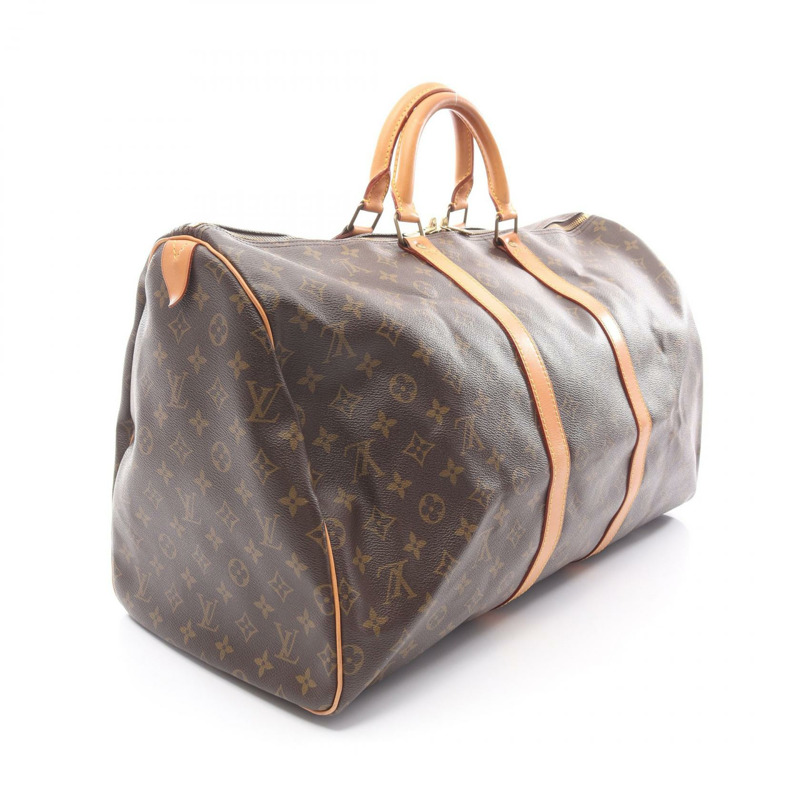 路易威登 Keepall 55 旅行手提包 M41424 Monogram 帆布皮革二手-1