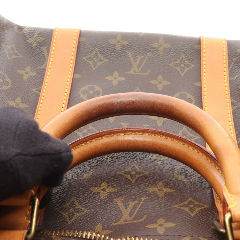 路易威登 Keepall 55 旅行手提包 M41424 Monogram 帆布皮革二手-10