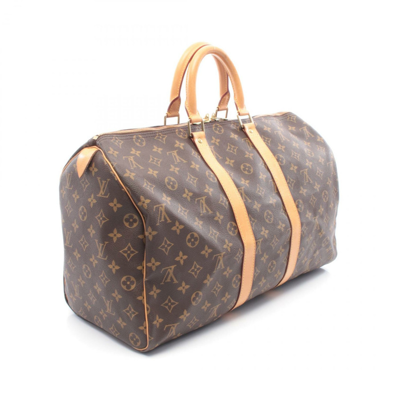 路易威登 Keepall 45 旅行手提包 M41428 Monogram 帆布皮革二手-1