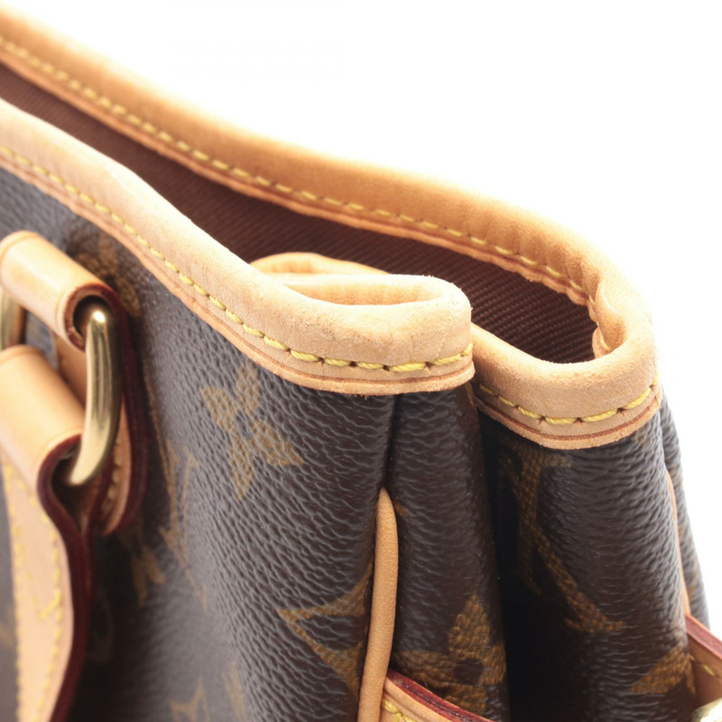 路易威登 Batignolles 手提包 M51156 Monogram PVC 塗層帆布皮革 二手-5