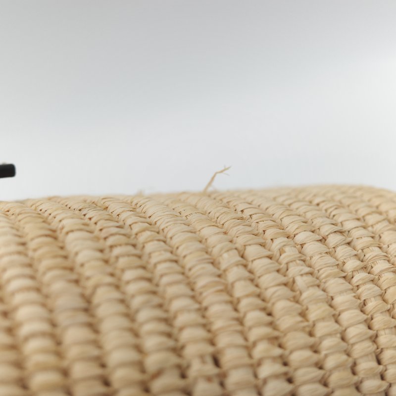 Loewe 羅威 亞麻色 拉菲草 編織 牛皮革 Logo 托特包 單肩包-11