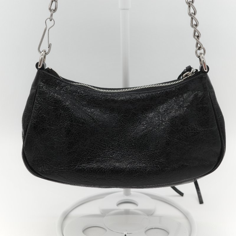 Balenciaga 巴黎世家 Le Cagole Mini 經典鉚釘 牛皮 肩背/斜背 兩用 彎月包-5