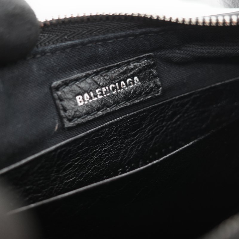 Balenciaga 巴黎世家 Le Cagole Mini 經典鉚釘 牛皮 肩背/斜背 兩用 彎月包-18