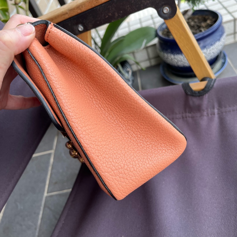 Chloe 98成新 小包可肩背 側背 長背 短背 粉色可愛容量大-3