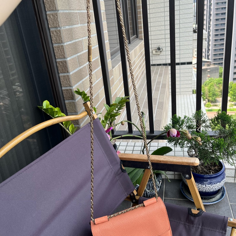 Chloe 98成新 小包可肩背 側背 長背 短背 粉色可愛容量大-17