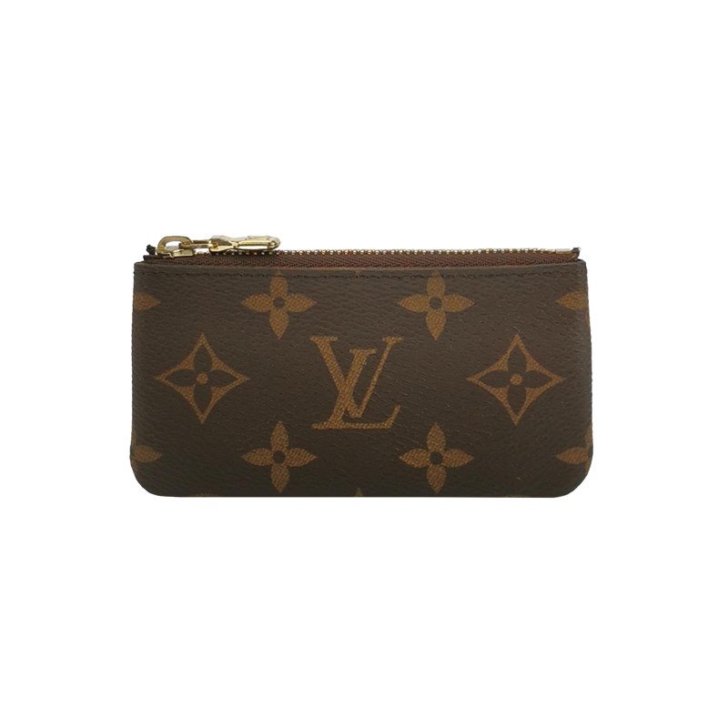 Louis Vuitton (LV) Monogram印花拉鍊零錢包-0