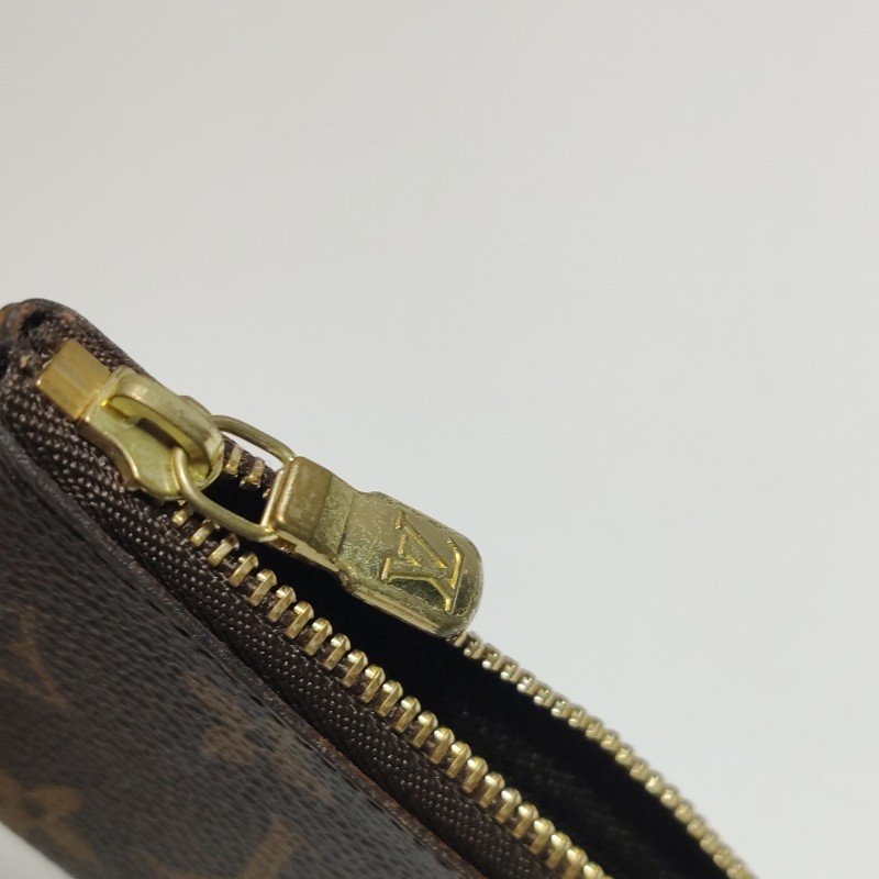 Louis Vuitton (LV) Monogram印花拉鍊零錢包-12