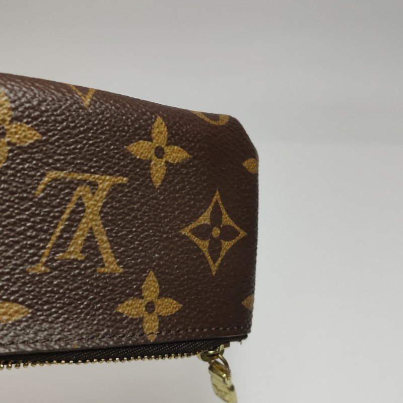 Louis Vuitton (LV) Monogram印花拉鍊零錢包-17