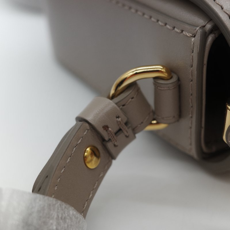(閒置品♥️未使用)Chloé 蔻依 C Bag 小款 大象灰 麂皮拼接小牛皮 手提包 側背包-16