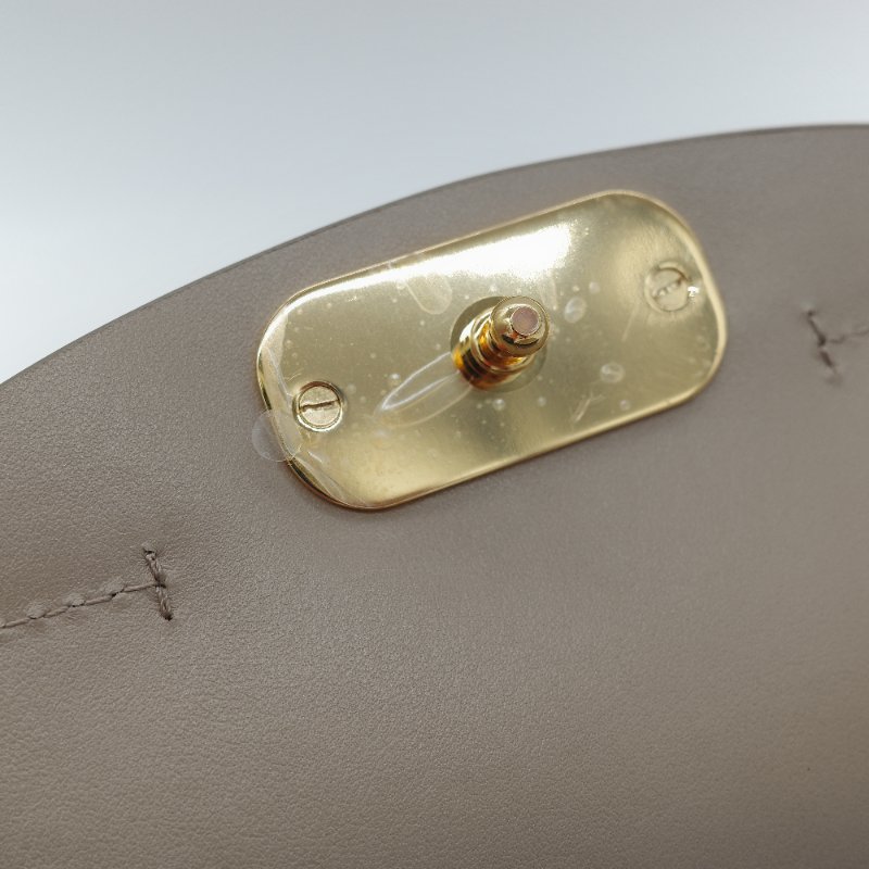 (閒置品♥️未使用)Chloé 蔻依 C Bag 小款 大象灰 麂皮拼接小牛皮 手提包 側背包-21