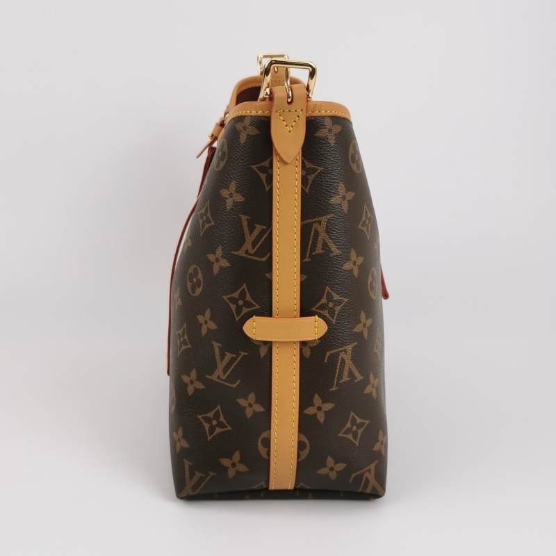 Louis Vuitton (LV) Carry All小號植鞣革Monogram印花子母包肩背包晶片款-2
