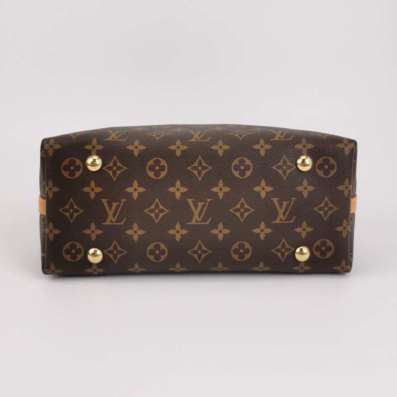 Louis Vuitton (LV) Carry All小號植鞣革Monogram印花子母包肩背包晶片款-5