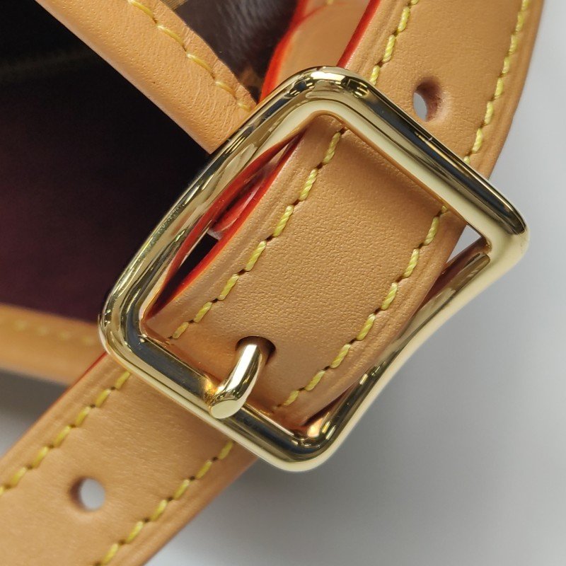 Louis Vuitton (LV) Carry All小號植鞣革Monogram印花子母包肩背包晶片款-11