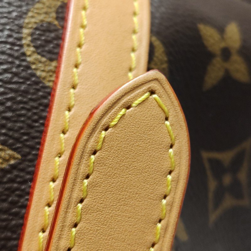 Louis Vuitton (LV) Carry All小號植鞣革Monogram印花子母包肩背包晶片款-16