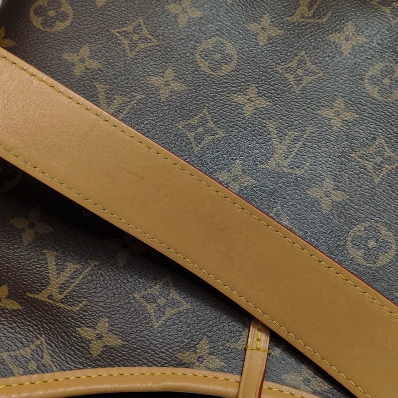 Louis Vuitton (LV) Carry All小號植鞣革Monogram印花子母包肩背包晶片款-17