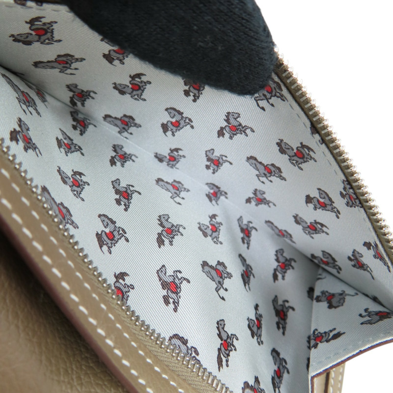 大象灰 牛皮 MC2 Fleming Wallet 兩折長夾 K刻【HERMES 愛馬仕】-5