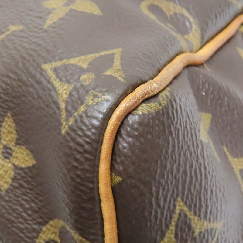 棕色 原花帆布 Speedy Bandouliere 25 兩用包【LOUIS VUITTON LV 路易威登】 M41113-11