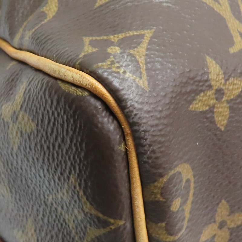 棕色 原花帆布 Speedy Bandouliere 25 兩用包【LOUIS VUITTON LV 路易威登】 M41113-12