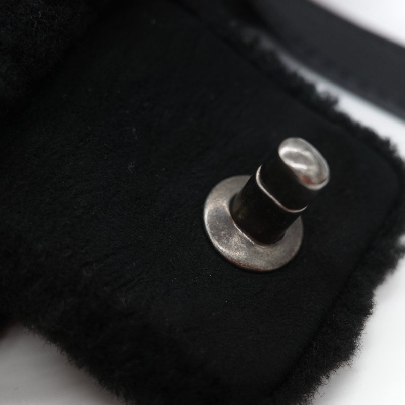 Chanel 香奈兒 銀扣 CC 菱格紋 羊羔毛 拼接 麂皮 托特包-17